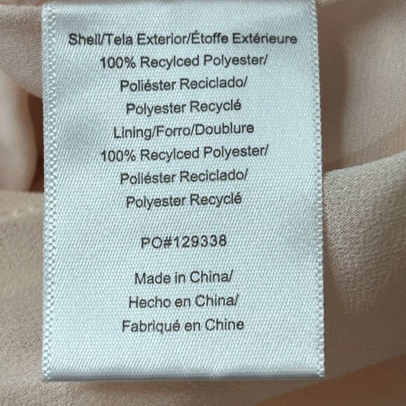 ModCloth Wrapped in Rapture Maxi Dress Lined Chiffon Pink Women's Large NWT - Picture 11 of 12